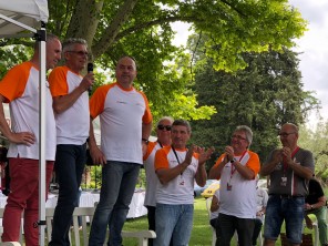 Joël Salmagne et l equipe 